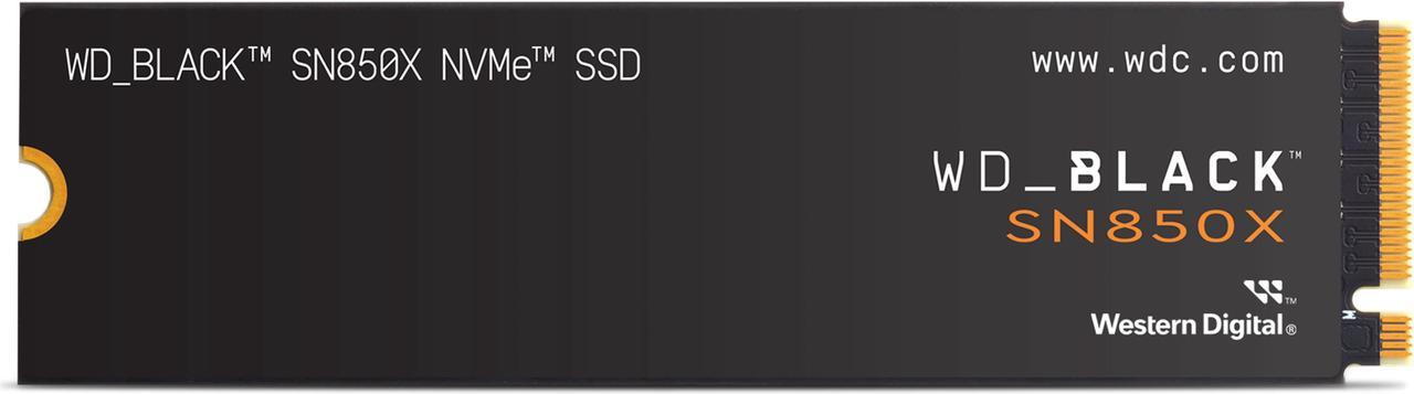 WD_BLACK 4TB SN850X NVMe Internal Gaming SSD Solid State Drive - Gen4 PCIe, M.2 2280, Up to 7,300 MB/s - WDS400T2X0E