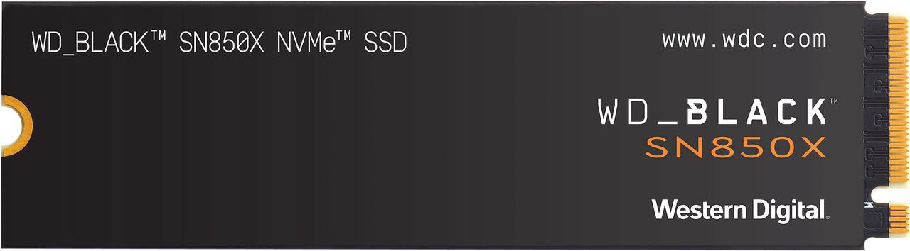 WD_BLACK 2TB SN850X NVMe Internal Gaming SSD Solid State Drive - Gen4 PCIe, M.2 2280, Up to 7,300 MB/s - WDS200T2X0E