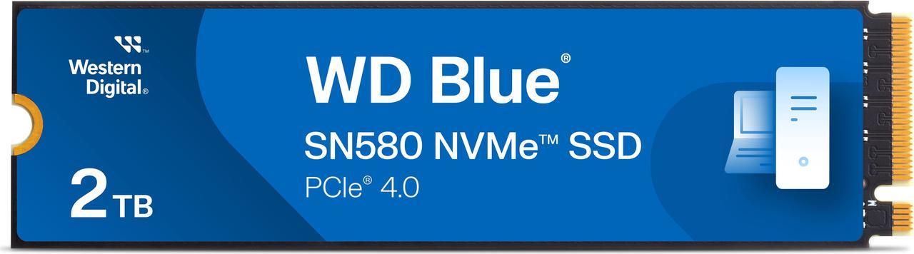 Western Digital WD_Blue SN580 M.2 2280 2TB PCI-Express 4.0 x4 TLC Internal Solid State Drive (SSD) WDS200T3B0E