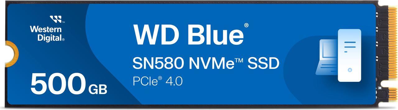 Western Digital WD_Blue SN580 M.2 2280 500GB PCI-Express 4.0 x4 TLC Internal Solid State Drive (SSD) WDS500G3B0E