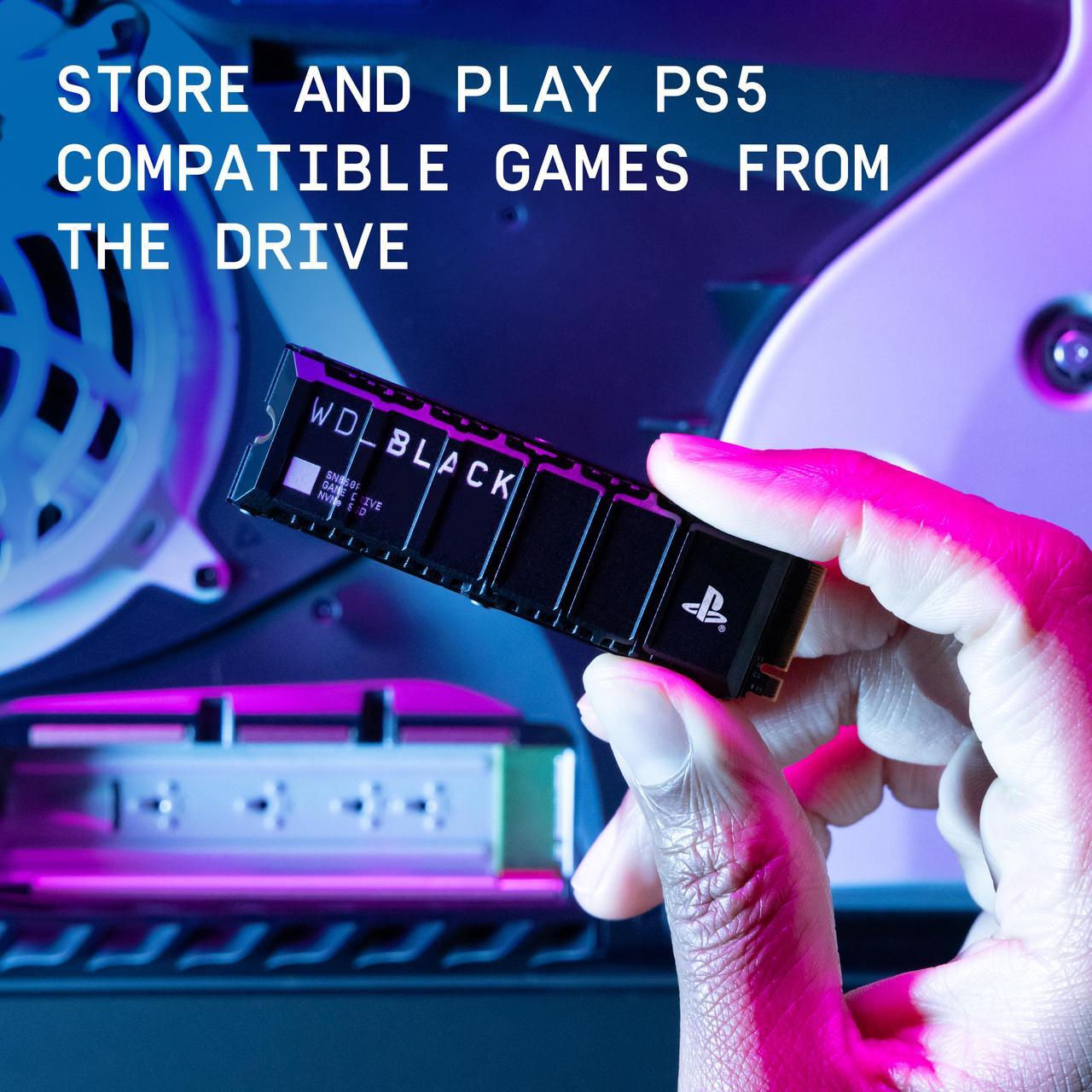 Alt view image 8 of 8 - Western Digital WD_BLACK™ SN850P 1TB NVMe™ SSD for PS5™ consoles M.2 2280 PCI-Express 4.0 x4 Internal Solid State Drive (SSD) WDBBYV0010BNC-WRSN