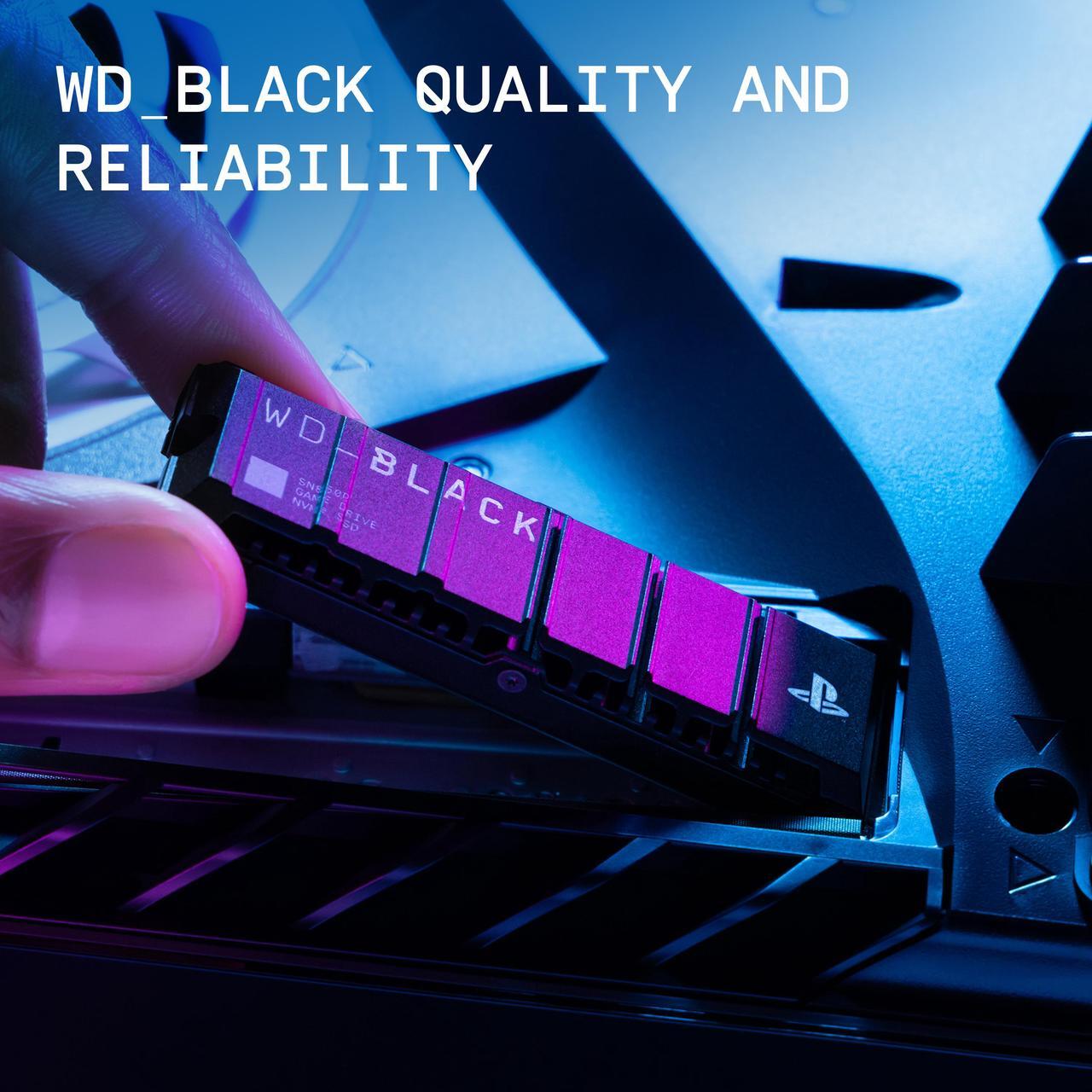 Alt view image 9 of 8 - Western Digital WD_BLACK™ SN850P 1TB NVMe™ SSD for PS5™ consoles M.2 2280 PCI-Express 4.0 x4 Internal Solid State Drive (SSD) WDBBYV0010BNC-WRSN