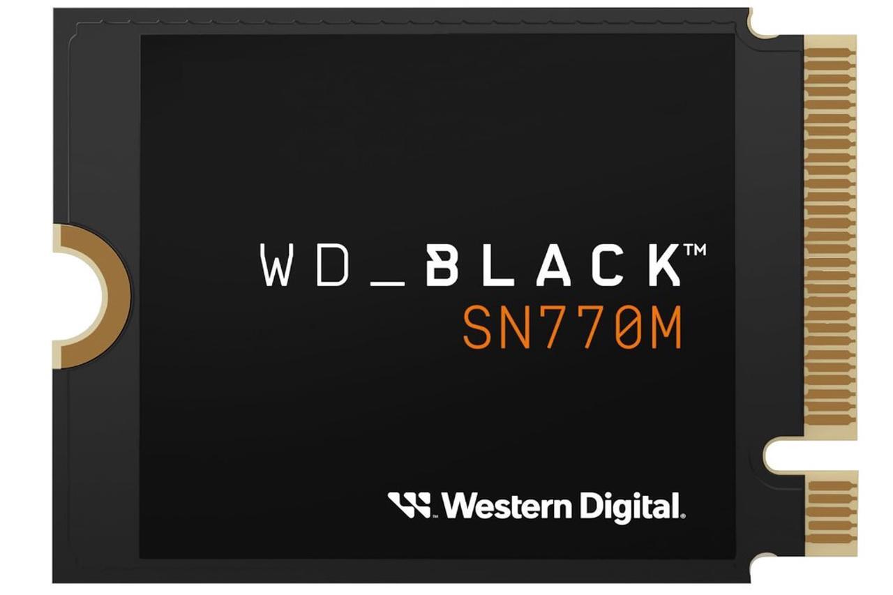 WD_BLACK 2TB SN770M M.2 2230 NVMe SSD for Handheld Gaming Devices, Speeds up to 5,150MB/s, TLC 3D NAND, Great for Steam Deck and Microsoft Surface -