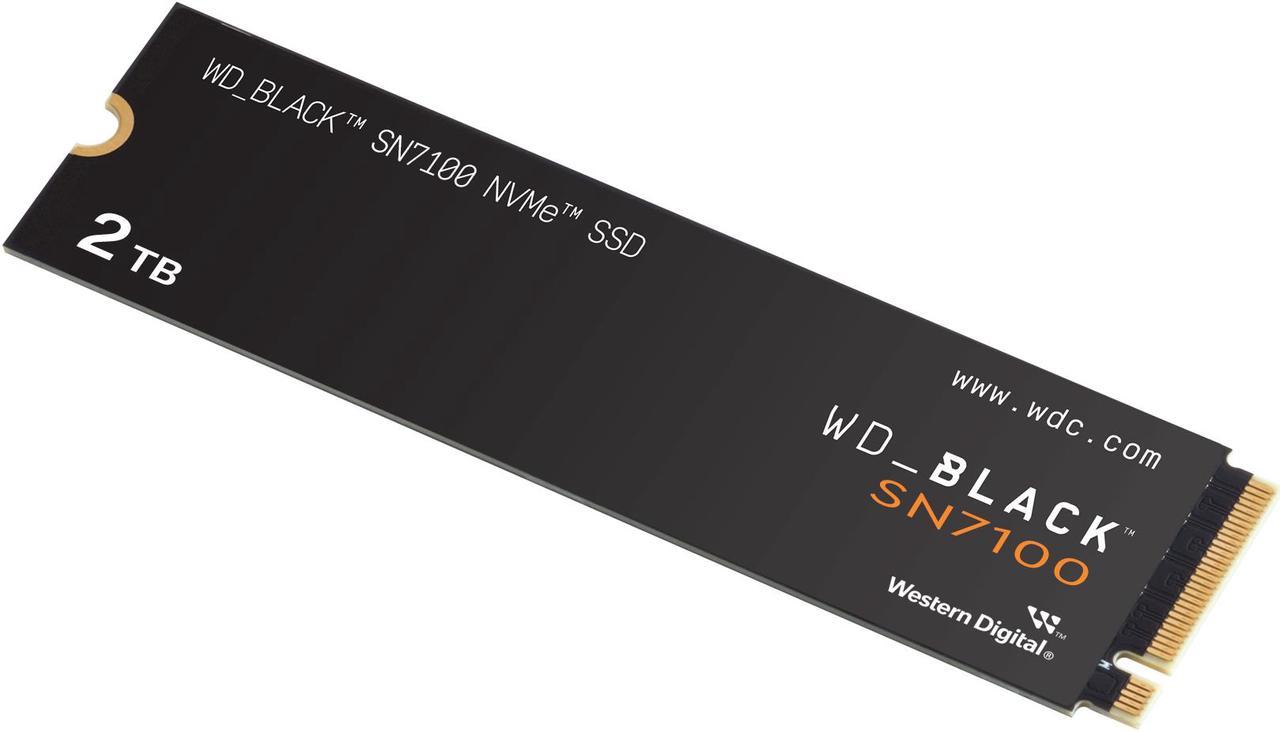 Alt view image 2 of 3 - WD_BLACK SN7100 M.2 2280 2TB PCI-Express 4.0 x4 TLC 3D NAND Internal Solid State Drive (SSD) WDS200T4X0E
