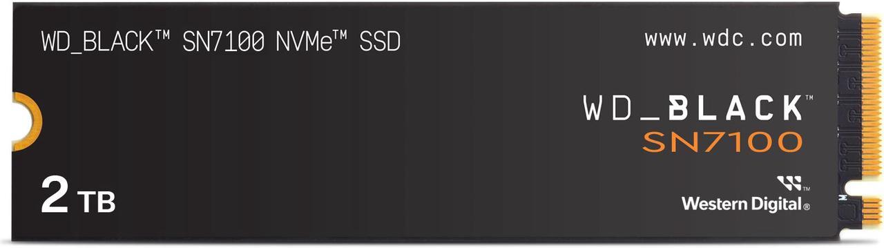 Alt view image 3 of 3 - WD_BLACK SN7100 M.2 2280 2TB PCI-Express 4.0 x4 TLC 3D NAND Internal Solid State Drive (SSD) WDS200T4X0E