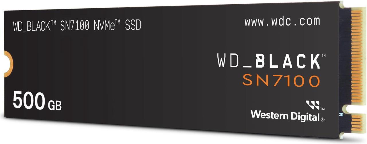 WD_BLACK SN7100 M.2 2280 500GB PCI-Express 4.0 x4 TLC 3D NAND Internal Solid State Drive (SSD) WDS500G4X0E