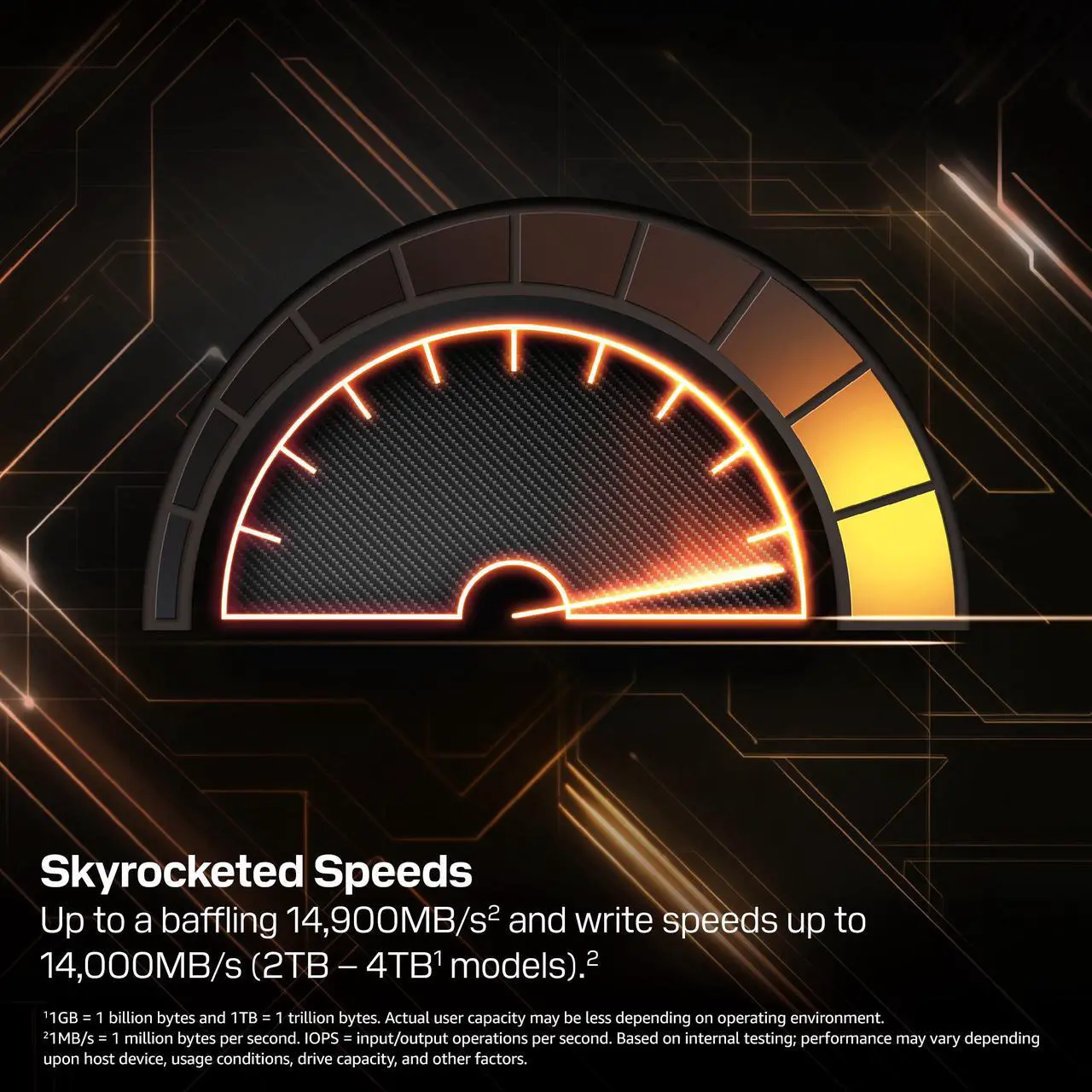 Alt view image 3 of 11 - WD_BLACK 1TB SN8100 NVMe SSD Internal Solid State Drive - Gen 5 PCIe 5.0x4, M.2 2280, Seq. Read Speeds Up to 14,900 MB/s, Best for AI Applications, Gaming, and Video Editing - WDS100T1X0M