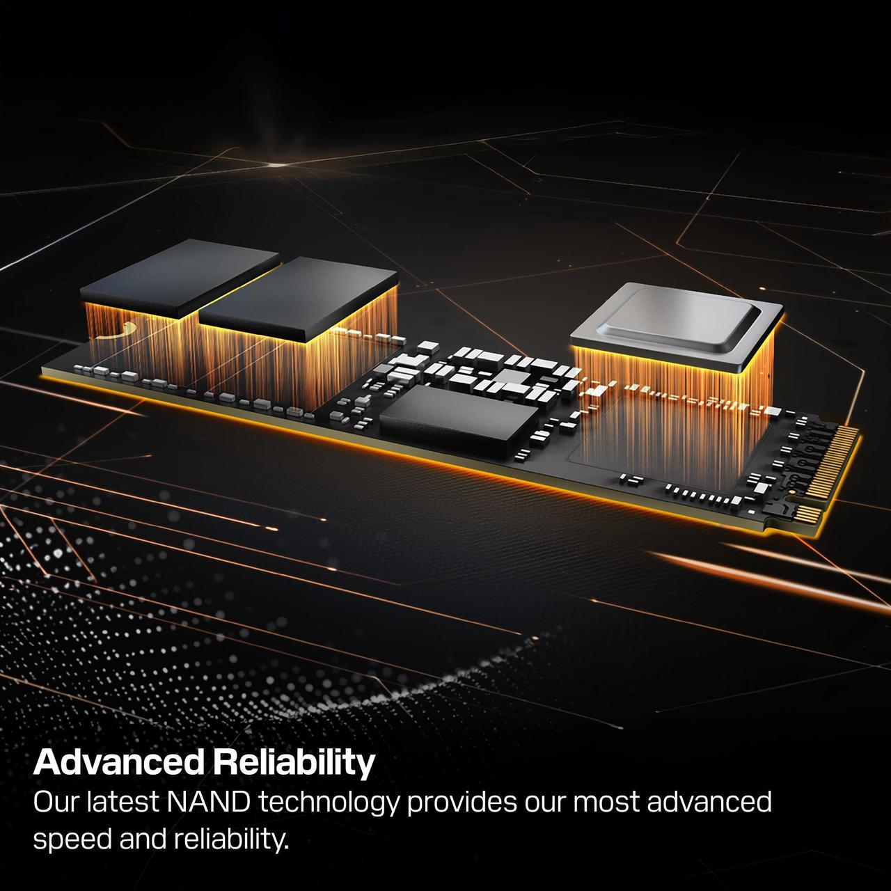 Alt view image 6 of 11 - WD_BLACK 2TB SN8100 NVMe SSD Internal Solid State Drive - Gen 5 PCIe 5.0x4, M.2 2280, Seq. Read Speeds Up to 14,900 MB/s, Best for AI Applications, Gaming, and Video Editing - WDS200T1X0M