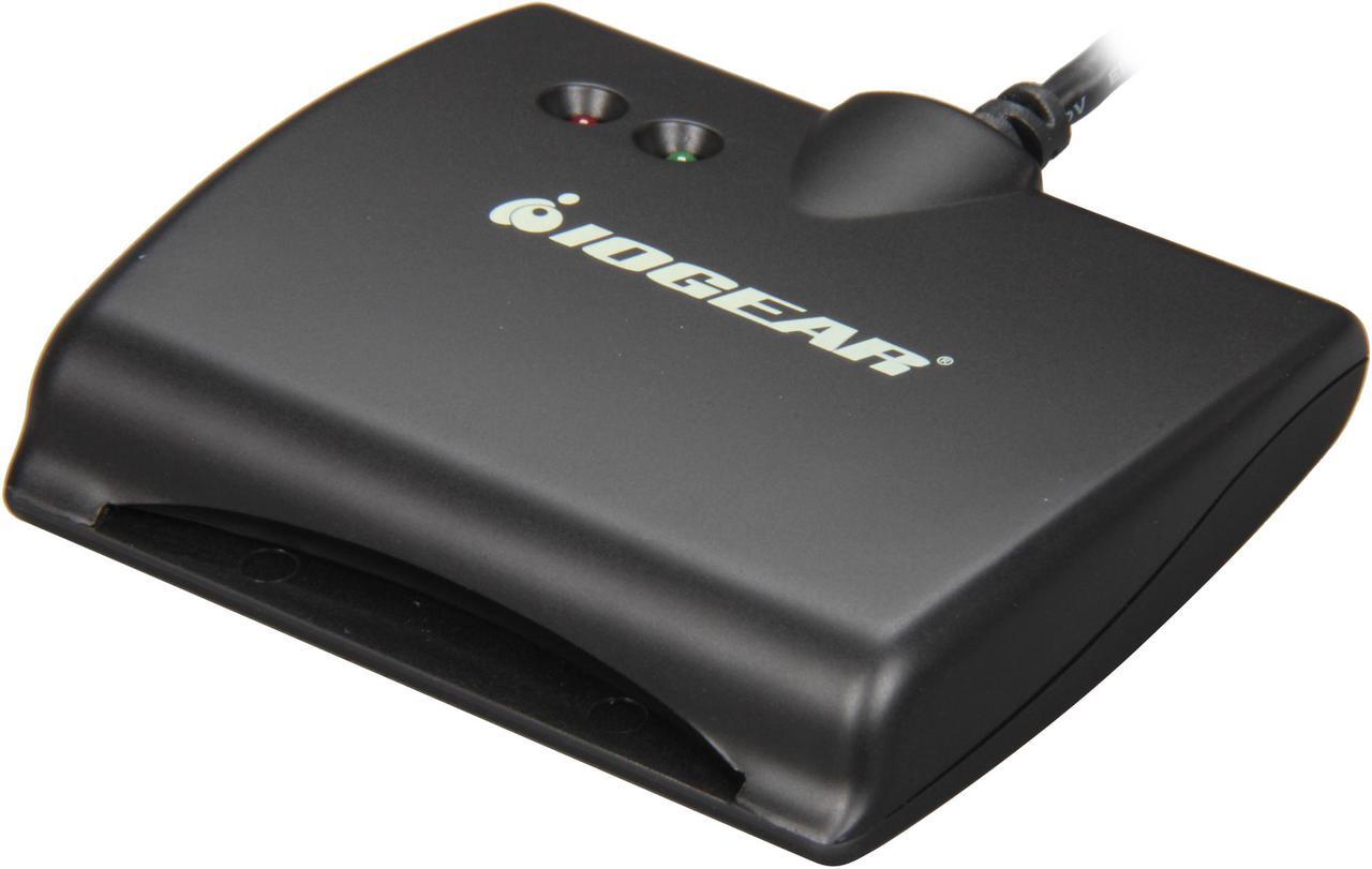 Main image of IOGEAR GSR202 USB 2.0  Smart Card Acess Reader Black