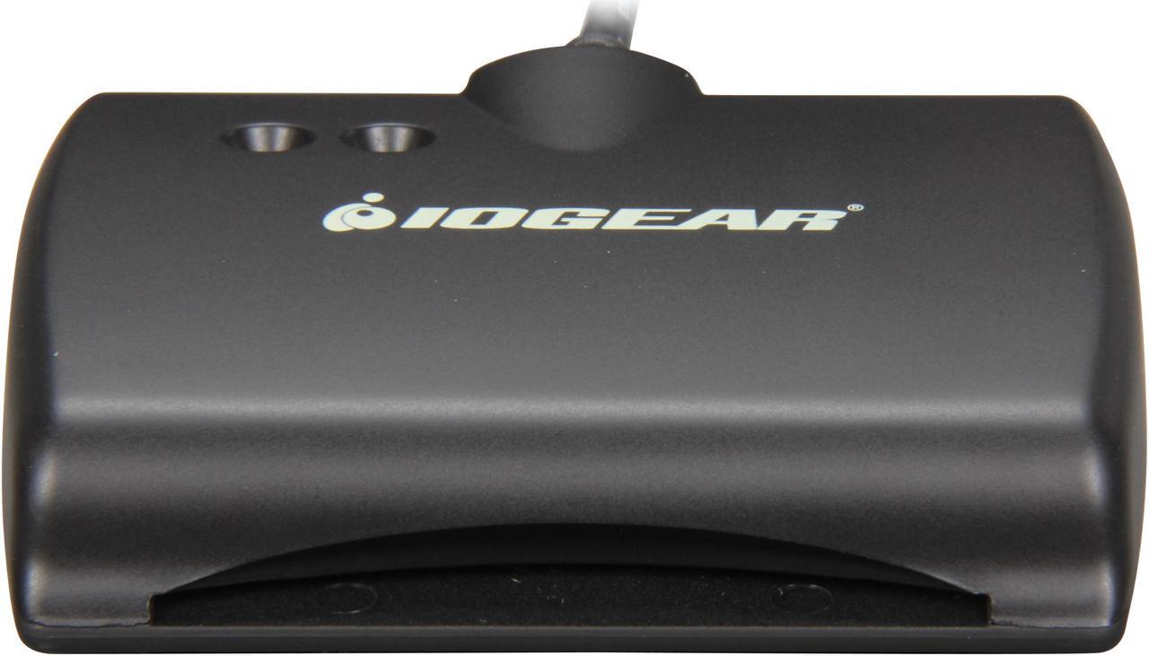 Alt view image 2 of 4 - IOGEAR GSR202 USB 2.0  Smart Card Acess Reader Black
