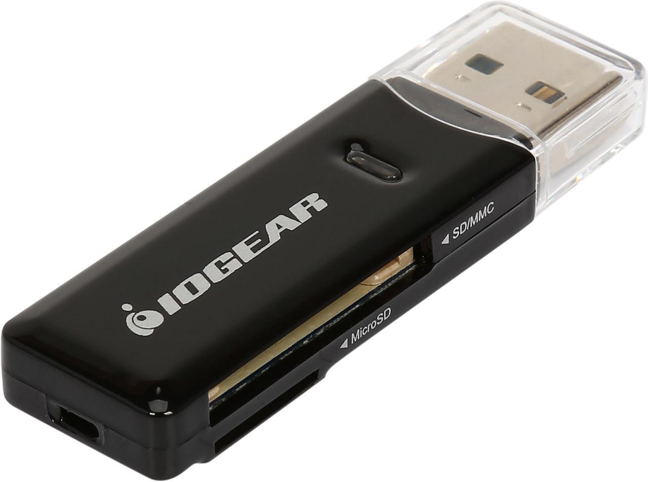 IOGEAR GFR305SD Flash Reader USB 3.0 Compact USB 3.0 SDXC/MicroSDXC Card Reader/Writer