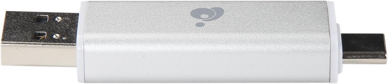 Alt view image 5 of 8 - IOGEAR GFR3C12 SD/microSD USB-C / USB-A Duo Card Reader/Writer