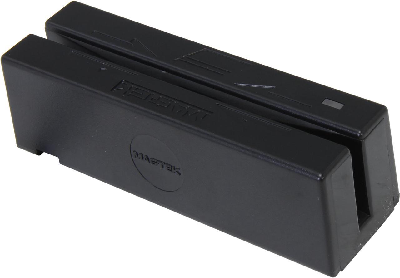 MagTek 21040145 SureSwipe Reader,TK 1,2,3, Dual Heads - Black