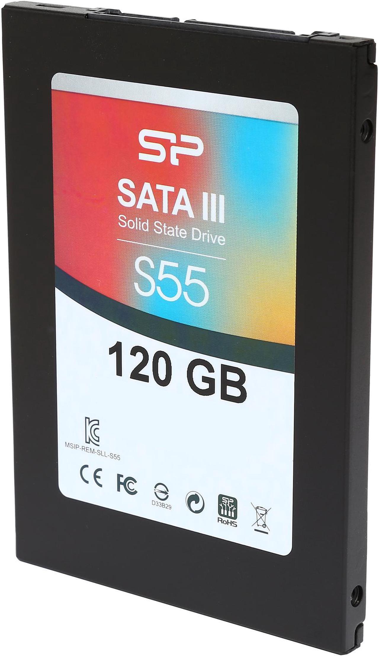 Main image of Silicon Power Slim S55 2.5" 120GB SATA III TLC Internal Solid State Drive (SSD) SP120GBSS3S55S25