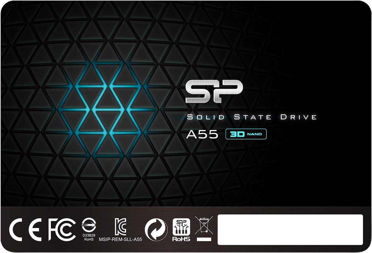 Silicon Power Ace A55 2.5" 128GB SATA III 3D NAND Internal Solid State Drive (SSD) SU128GBSS3A55S25AE