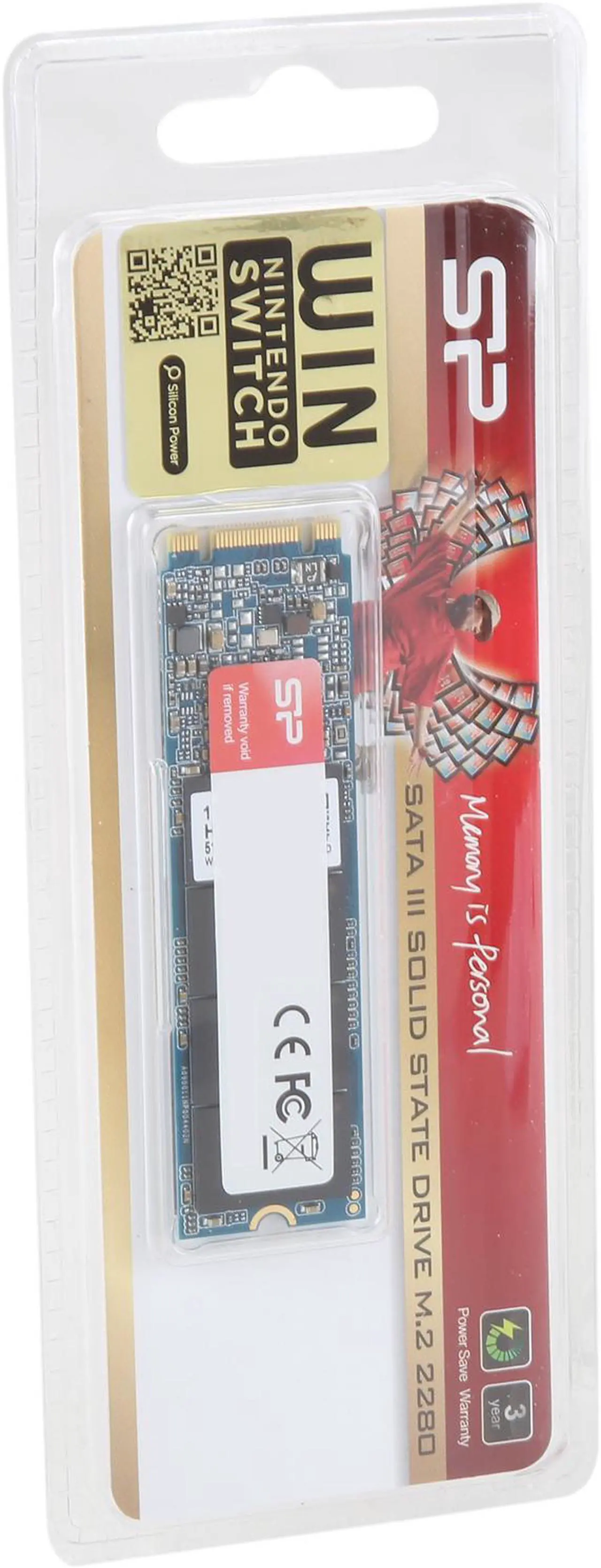 Alt view image 7 of 7 - Silicon Power Ace A55 M.2 2280 1TB SATA III 3D NAND Internal Solid State Drive (SSD) SP001TBSS3A55M28