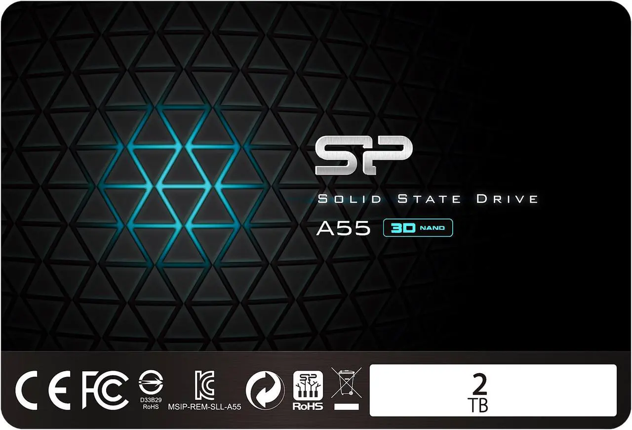 Alt view image 2 of 5 - Silicon Power Ace A55 2.5" 2TB SATA III 3D TLC Internal Solid State Drive (SSD) SP002TBSS3A55S25
