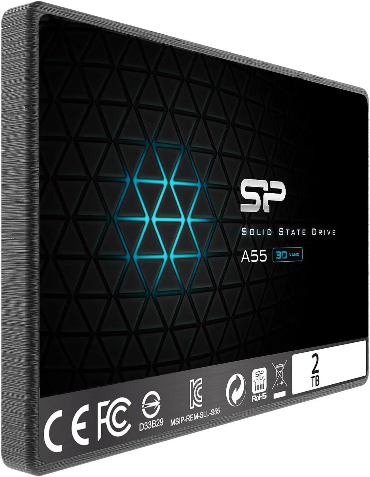 Alt view image 3 of 5 - Silicon Power Ace A55 2.5" 2TB SATA III 3D TLC Internal Solid State Drive (SSD) SP002TBSS3A55S25