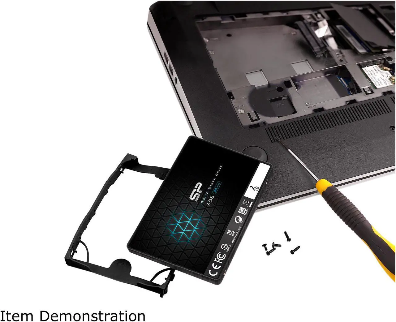 Alt view image 4 of 5 - Silicon Power Ace A55 2.5" 2TB SATA III 3D TLC Internal Solid State Drive (SSD) SP002TBSS3A55S25