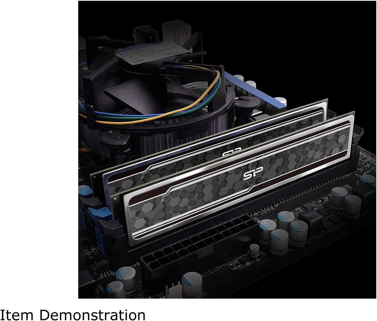 Alt view image 4 of 5 - Silicon Power 32GB (2 x 16GB) DDR4 3200 (PC4 25600) Desktop Memory Model SP032GXLZU320BDAJ7