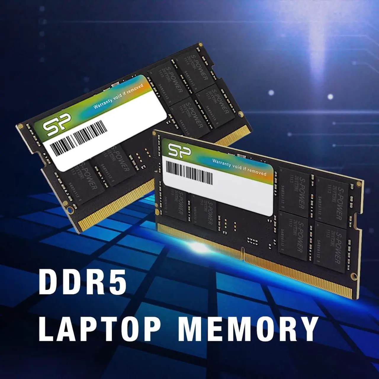 Alt view image 2 of 4 - Silicon Power DDR5 32GB Kit (2 x 16GB) 5600MHz (PC5-44800) CL46 1.1V SODIMM Non-ECC Laptop RAM Computer Memory SU032GBSVU560F22SN