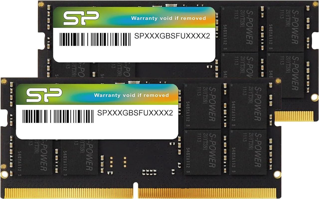 Main image of Silicon Power DDR4 16GB (2x8GB) 3200MHz (PC4-25600) CL22 SODIMM 260-Pin 1.2V Non-ECC Laptop RAM Notebook Computer Memory SU016GBSFU320B22SN