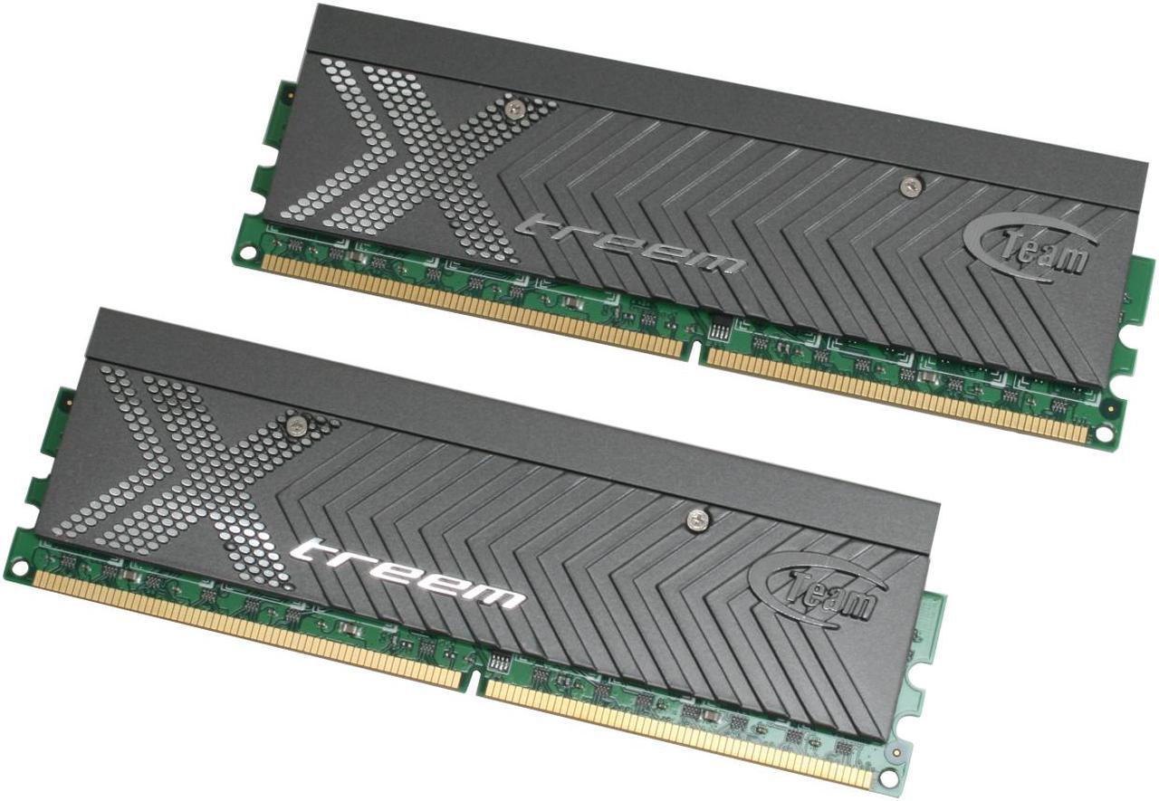 Main image of Team Xtreem 2GB (2 x 1GB) DDR2 1300 (PC2 10400) Dual Channel Kit Desktop Memory Model TXDD2048M1300HC6DC