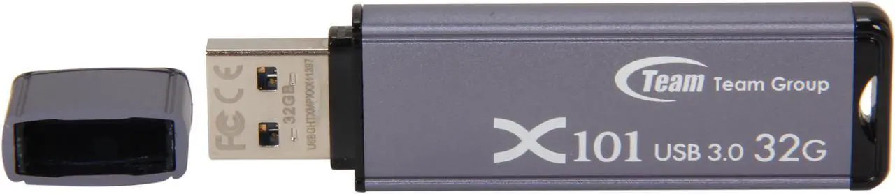 Alt view image 2 of 4 - Team X101 32GB USB 3.0 Flash Drive TG032GX101L3