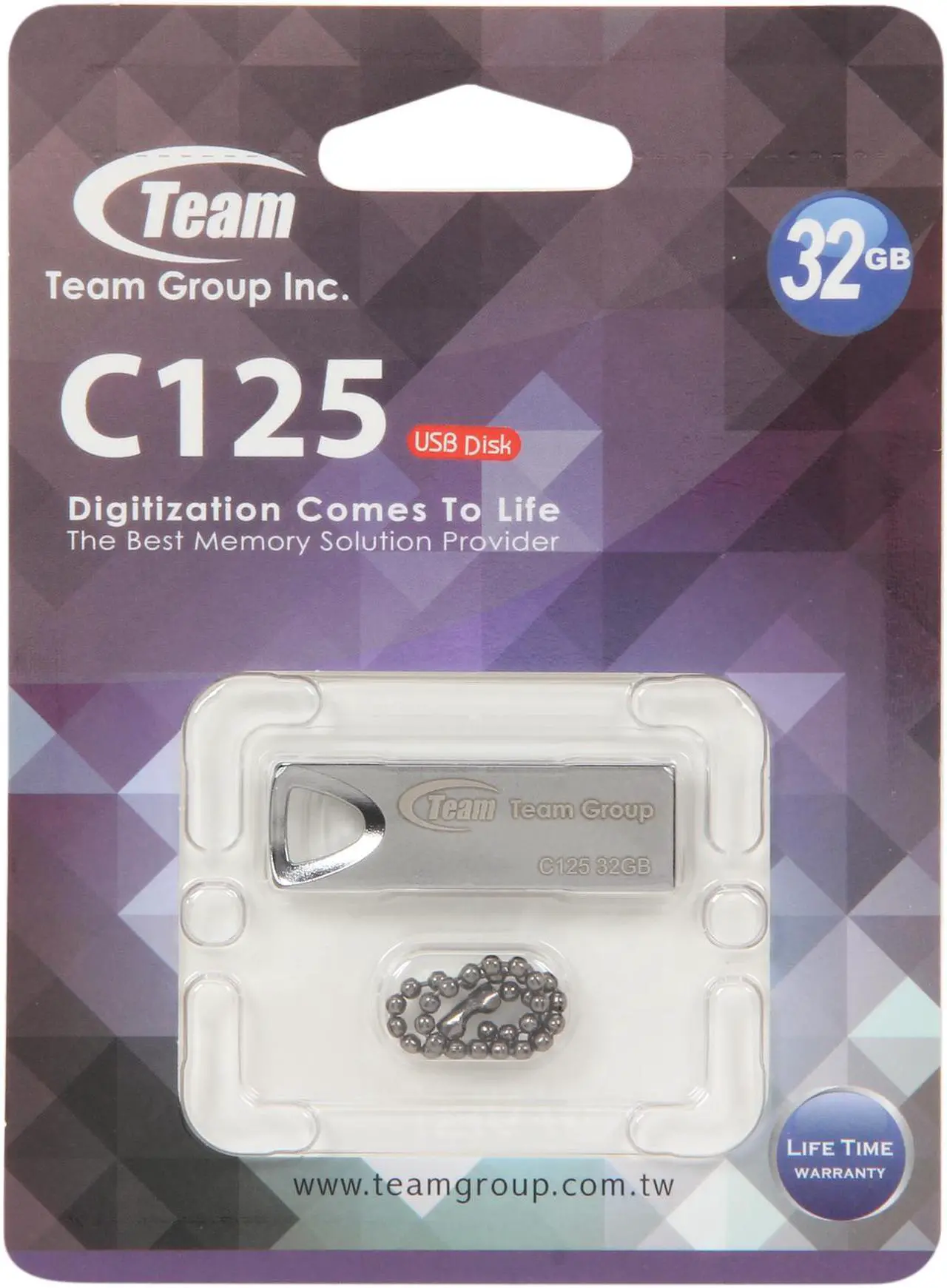 Alt view image 6 of 6 - Team C125 32GB USB 2.0 Flash Drive TC12532GB01