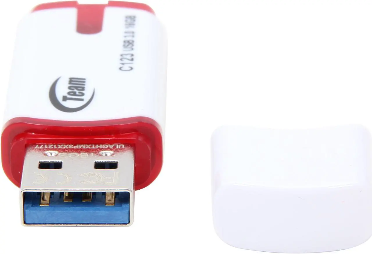 Alt view image 3 of 5 - Team C123 16GB USB 3.0 Flash Drive TC123316GW01