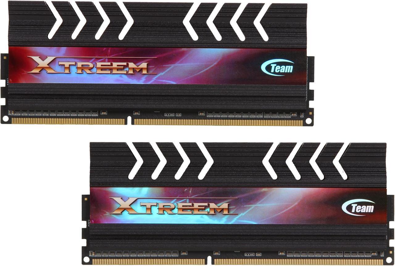Main image of Team Xtreme 8GB (2 x 4GB) DDR3 2400 (PC3 19200) Desktop Memory Model TXD38G2400HC10QDC01