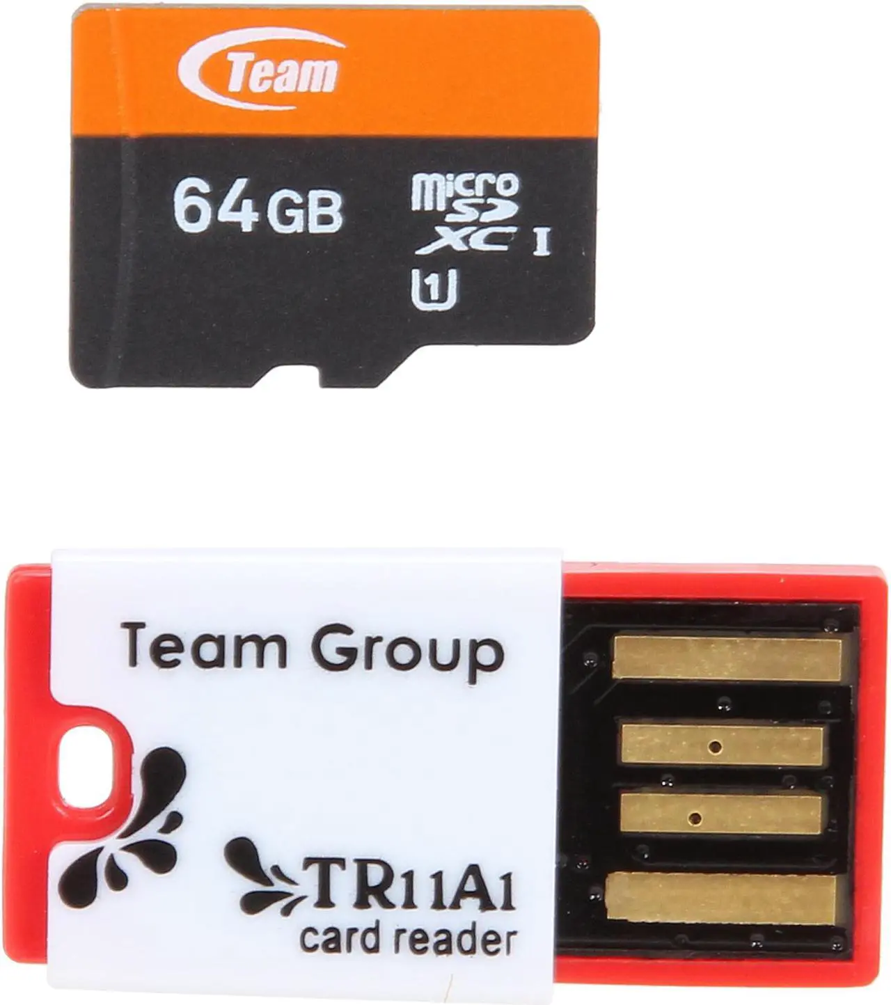 Alt view image 2 of 5 - Team Xtreem 64GB microSDXC Flash Card With Card Reader Model TUSDX64GUHS30