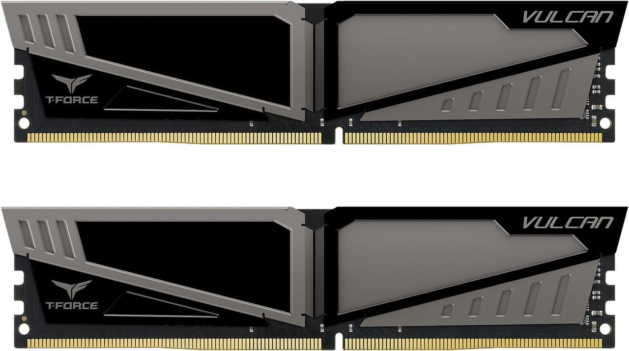 Main image of Team T-Force Vulcan 16GB (2 x 8GB) DDR4 3000 (PC4 24000) Desktop Memory Model TLGD416G3000HC16CDC01