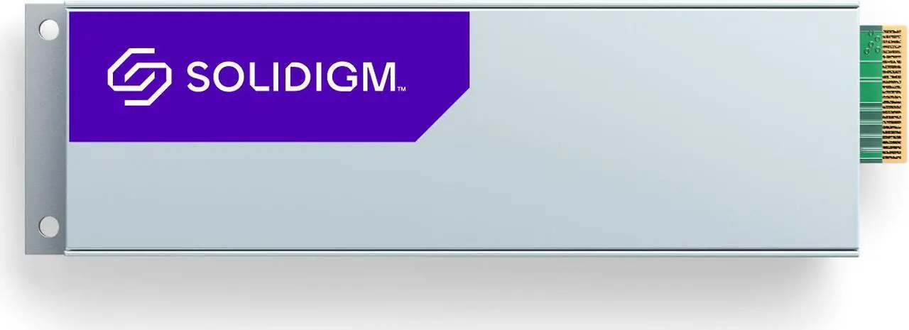 Alt view image 2 of 2 - Solidigm Solid State Drive D7-P5520 Series (7.68TB, EDSFF S 15mm PCIe 4.0 x4, 3D4, TLC) Generic OPAL Single Pack Data Center / Server / Internal SSD (SSDPFVKX076T1OS)