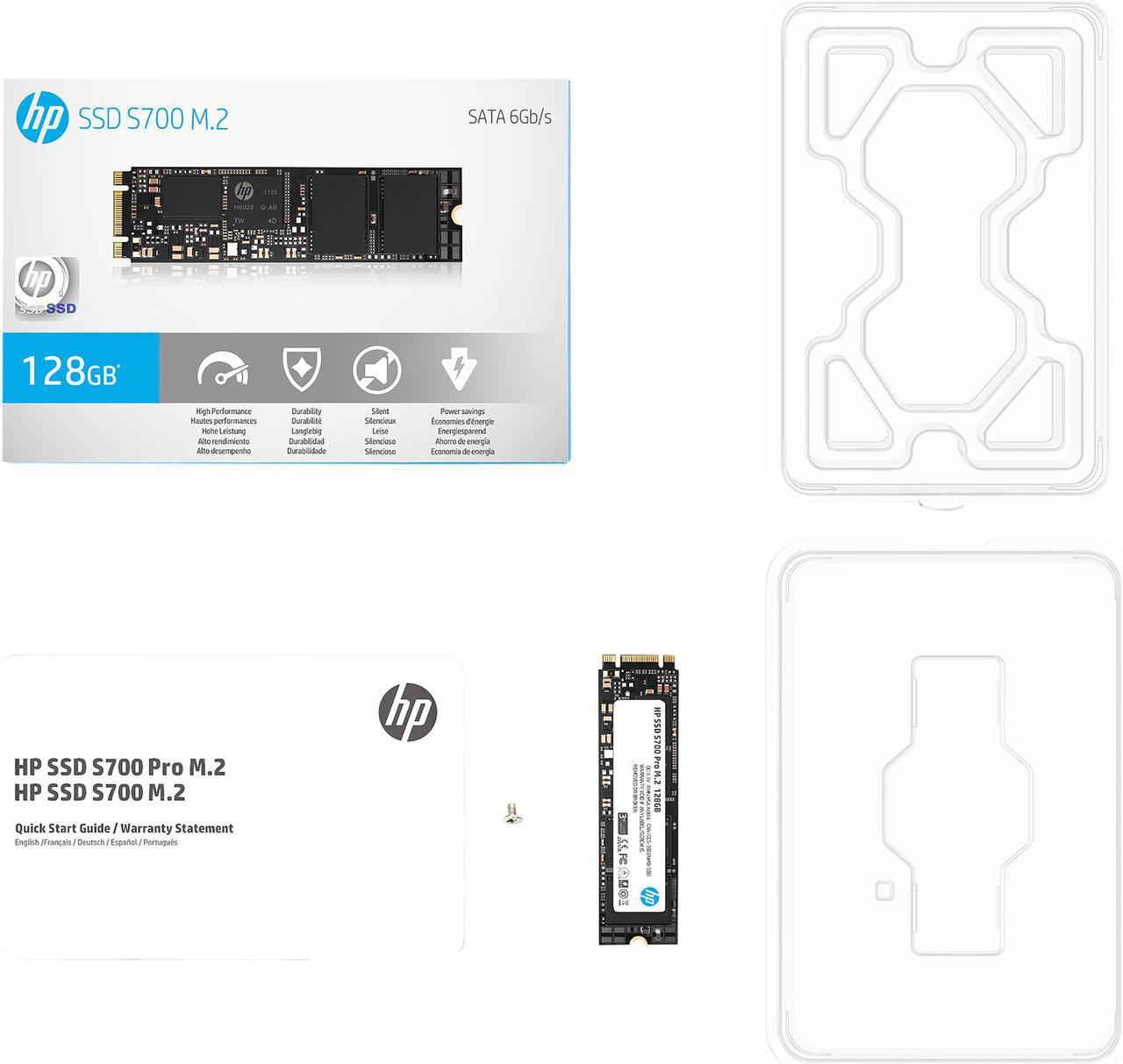 Alt view image 6 of 6 - HP S700 PRO 3D NAND M.2 128GB Internal SSD Solid State Drive - SATA 6Gb/s - 2LU74AA#ABC