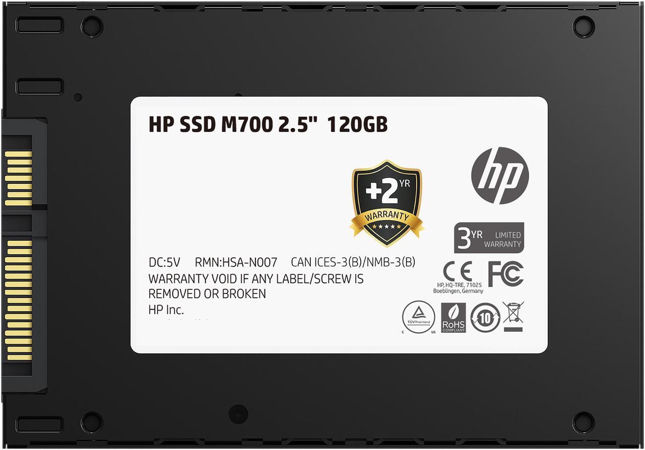Alt view image 4 of 6 - HP M700 2.5" 120GB SATA III Planar MLC NAND Flash Internal Solid State Drive (SSD) 3DV72AA#ABC