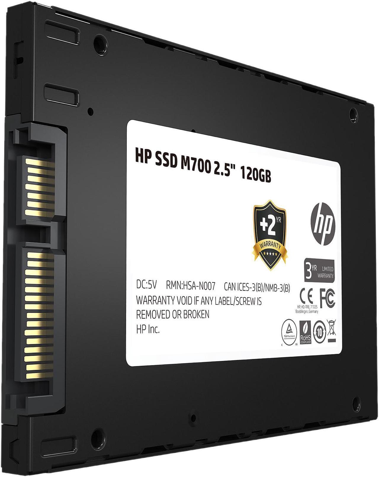 Alt view image 5 of 6 - HP M700 2.5" 120GB SATA III Planar MLC NAND Flash Internal Solid State Drive (SSD) 3DV72AA#ABC