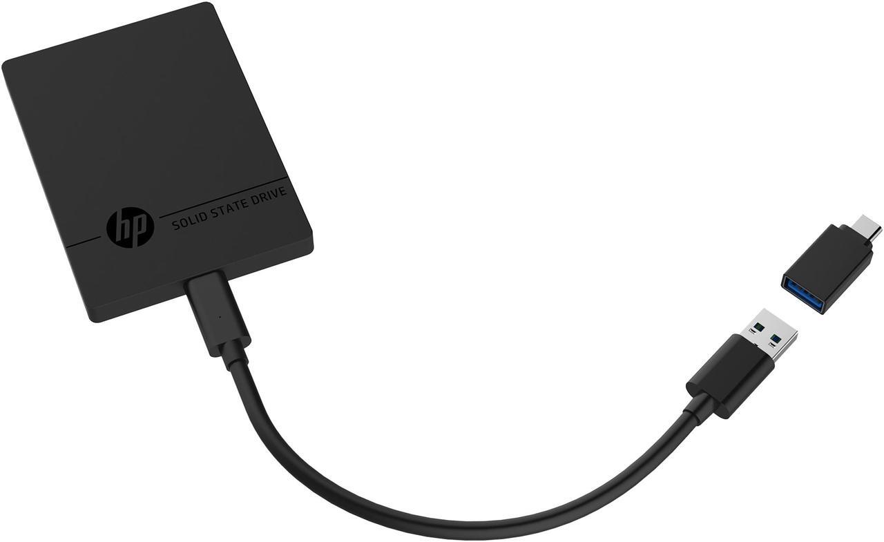 Alt view image 5 of 8 - HP P600 500GB USB 3.1 Gen2 Type-C External Solid State Drive