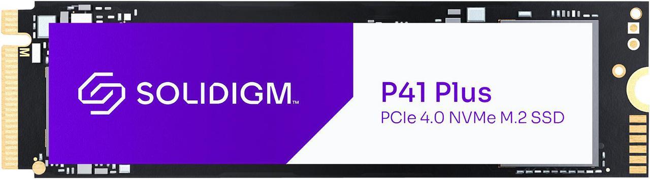 Alt view image 2 of 8 - Solidigm P41 Plus 2TB M.2 2280 PCIe 4.0 NVMe Gen4 Internal Solid State Drive (SSD) SSDPFKNU020TZX1