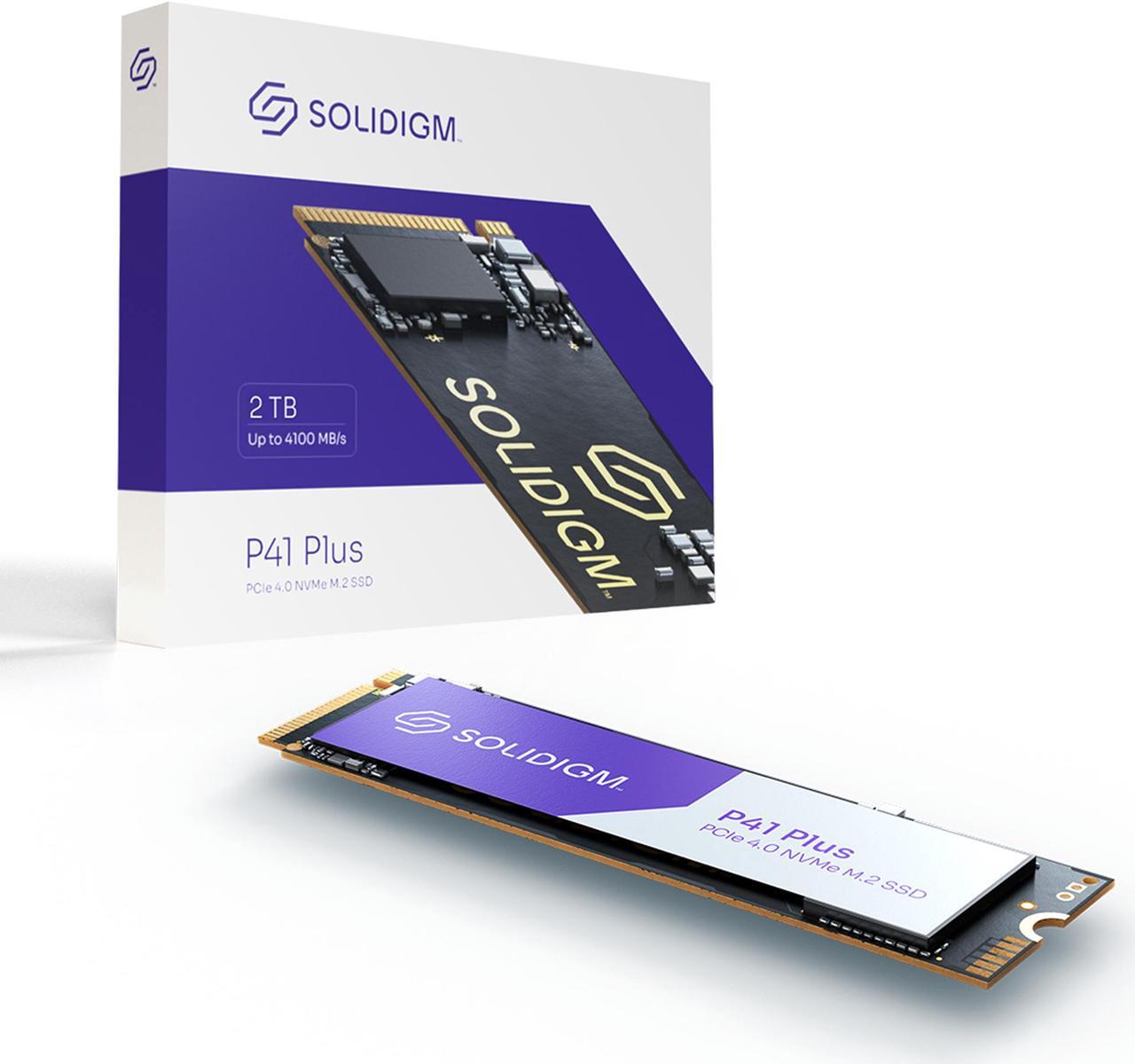 Main image of Solidigm P41 Plus 2TB M.2 2280 PCIe 4.0 NVMe Gen4 Internal Solid State Drive (SSD) SSDPFKNU020TZX1