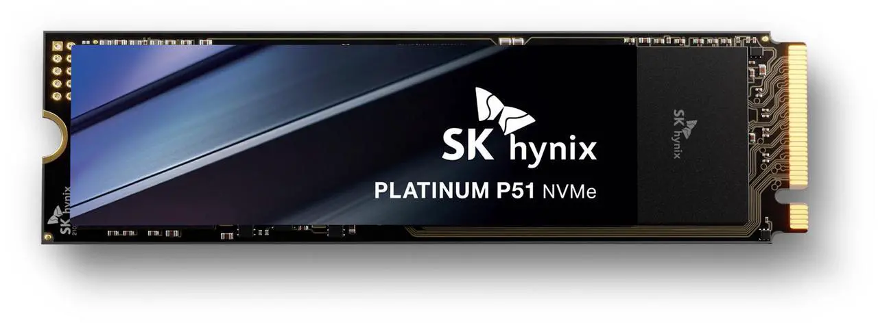 SK hynix Platinum P51 1TB PCIe Gen5 NVMe M.2 2280 Internal SSD - Thumbnail 3