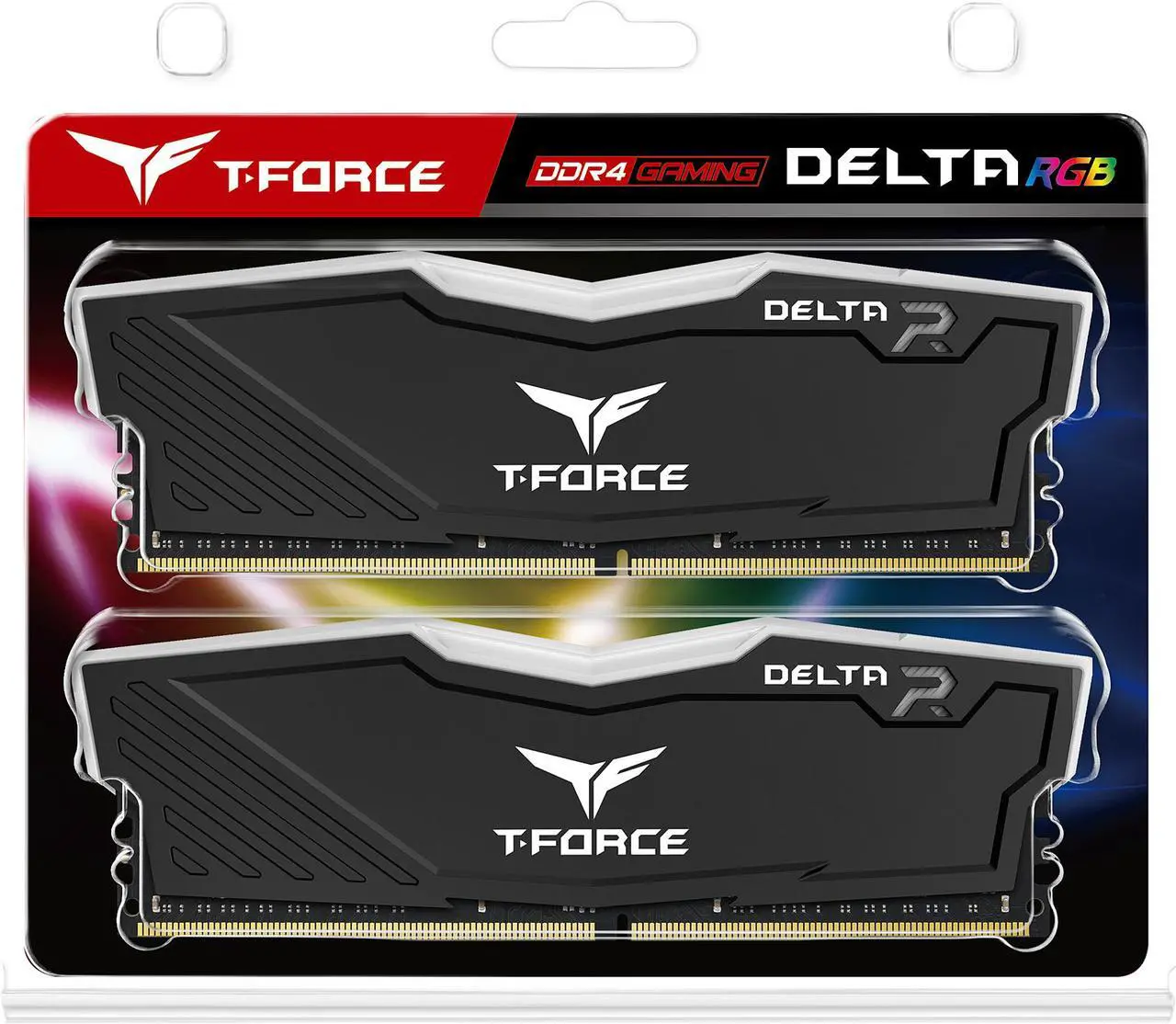 Alt view image 3 of 3 - Team T-Force Delta RGB 16GB (2 x 8GB) DDR4 3000 (PC4 24000) Desktop Memory Model TF3D416G3000HC16CDC01
