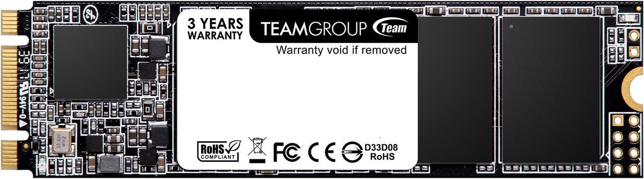 TEAMGROUP MS30 1TB with SLC Cache 3D NAND TLC M.2 2280 SATA III 6Gb/s Internal Solid State Drive SSD (Read/Write Speed up to 530/480 MB/s) Compatible with Laptop & PC Desktop TM8PS7001T0C101