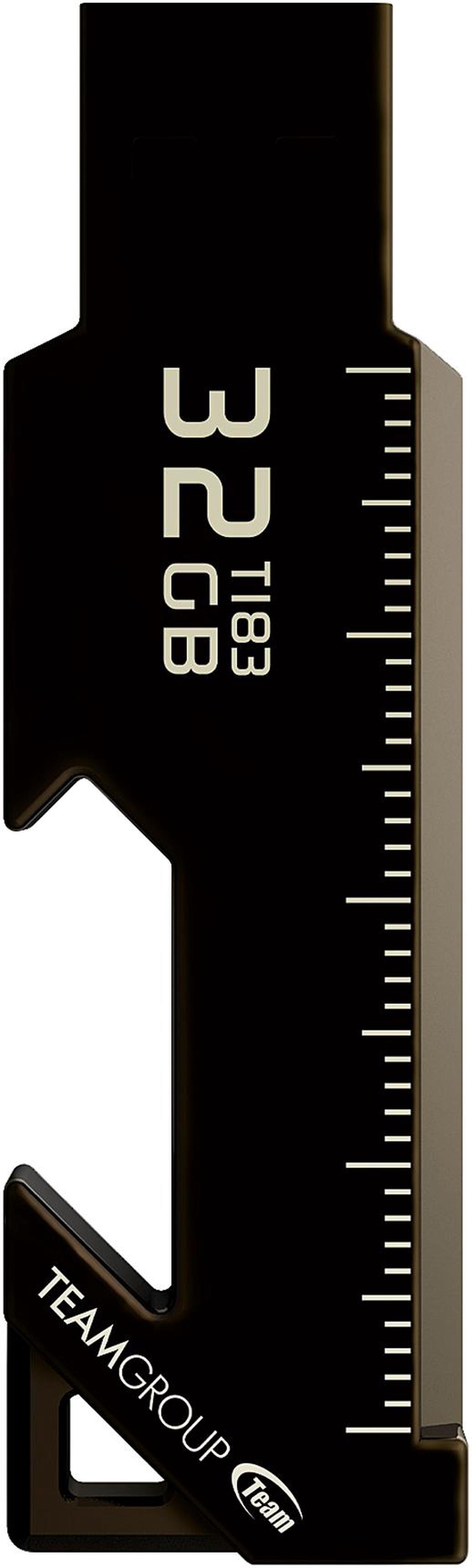 TEAM 32GB T183 USB 3.2 Gen 1 Flash Drive, Speed Up to 100MB/s (TT183332GF01)