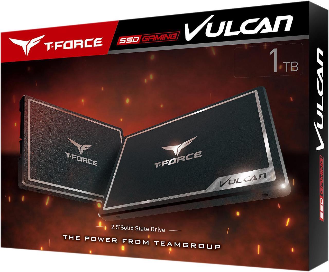 Alt view image 3 of 3 - Team Group T-Force VULCAN 2.5" 1TB SATA III 3D NAND Internal Solid State Drive (SSD) T253TV001T3C301