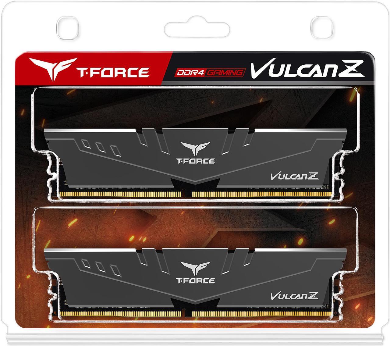 Alt view image 4 of 4 - Team T-FORCE VULCAN Z 16GB (2 x 8GB) 288-Pin PC RAM DDR4 3000 (PC4 24000) Desktop Memory Model TLZGD416G3000HC16CDC01