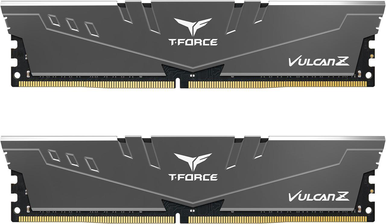 Main image of Team T-FORCE VULCAN Z 16GB (2 x 8GB) 288-Pin PC RAM DDR4 3000 (PC4 24000) Desktop Memory Model TLZGD416G3000HC16CDC01