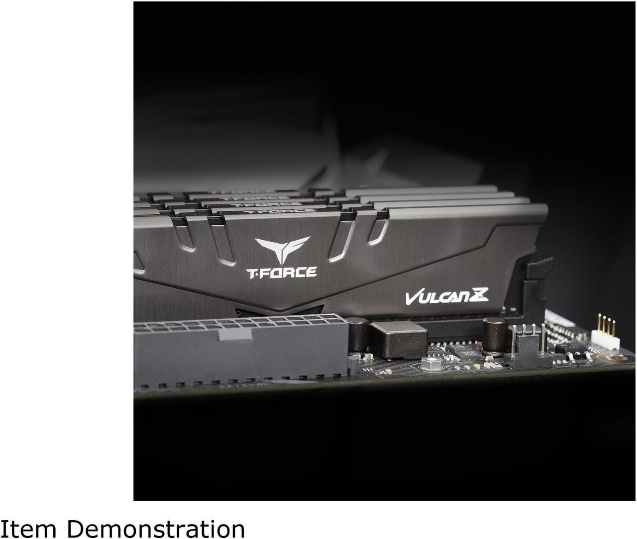 Alt view image 2 of 4 - Team T-FORCE VULCAN Z 16GB (2 x 8GB) 288-Pin PC RAM DDR4 3000 (PC4 24000) Desktop Memory Model TLZGD416G3000HC16CDC01