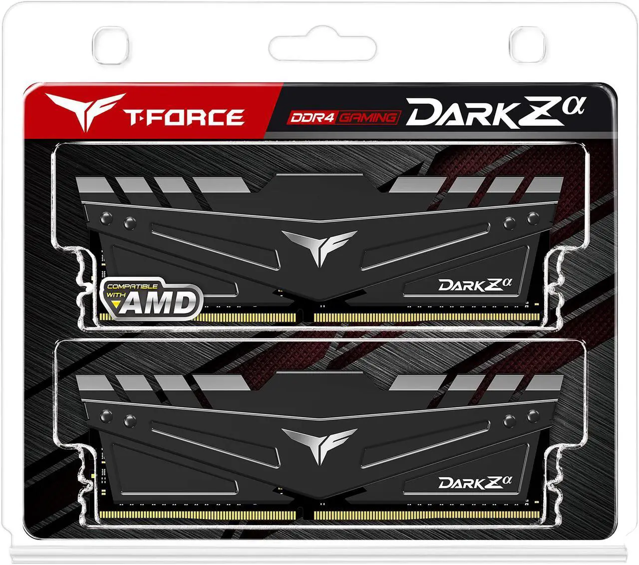 Alt view image 5 of 5 - Team T-FORCE DARK Za 16GB (2 x 8GB) 288-Pin PC RAM DDR4 4000 (PC4 32000) Desktop Memory (FOR AMD) Model TDZAD416G4000HC18JDC01