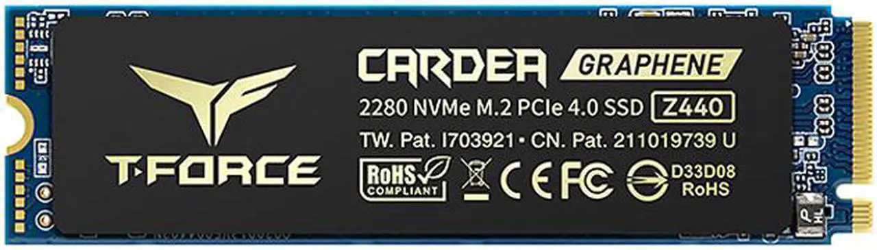 Main image of Team Group T-FORCE CARDEA ZERO Z440 M.2 2280 1TB PCIe Gen 4.0 x4 with NVMe 1.3 3D NAND, PS5 Compatible, Internal Solid State Drive (SSD) TM8FP7001T0C311